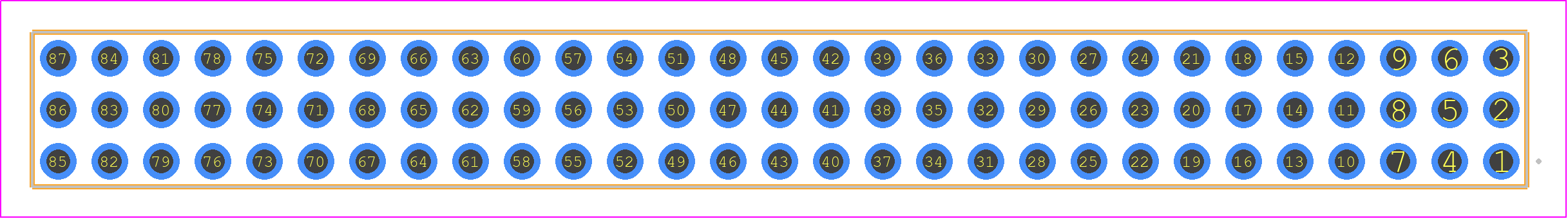 QTT-29-03-S-T - SAMTEC PCB footprint - Other - Other - QTT-29-XX-Y-T