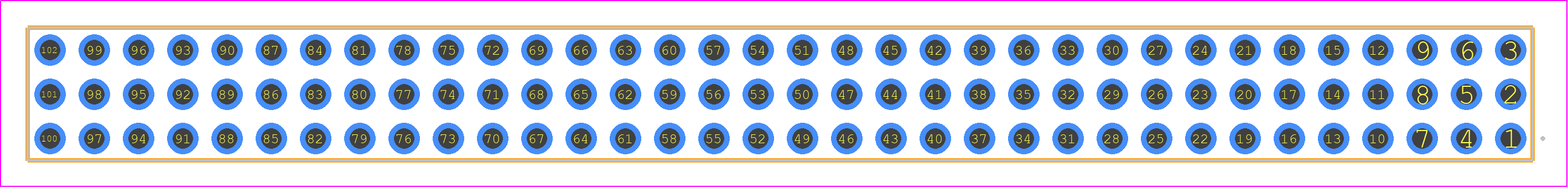 QTT-34-01-F-T - SAMTEC PCB footprint - Other - Other - QTT-34-XX-Y-T