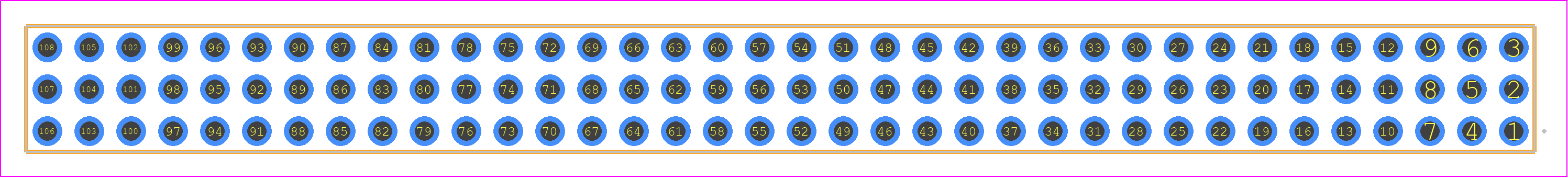 QTT-36-04-S-T - SAMTEC PCB footprint - Other - Other - QTT-36-XX-Y-T