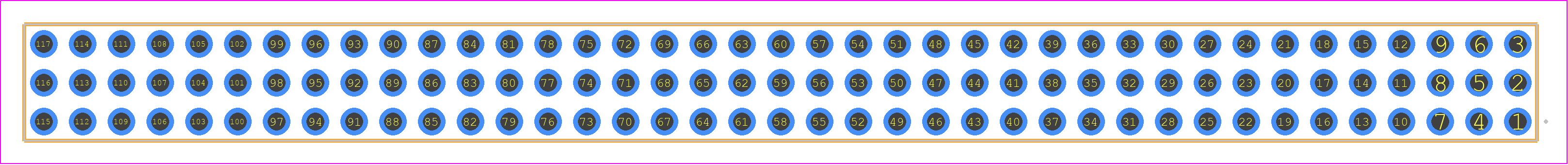 QTT-39-02-G-T - SAMTEC PCB footprint - Other - Other - QTT-39-XX-Y-T