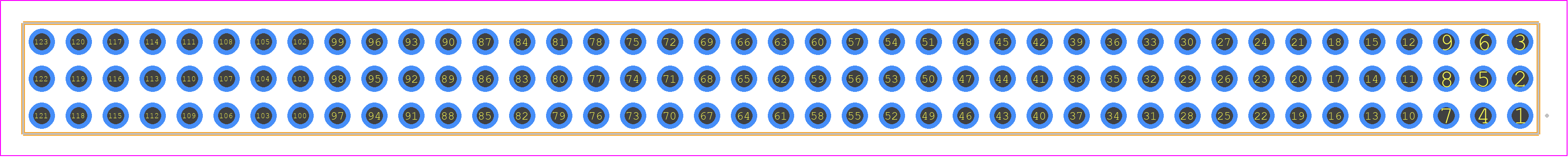 QTT-41-01-S-T - SAMTEC PCB footprint - Other - Other - QTT-41-XX-Y-T
