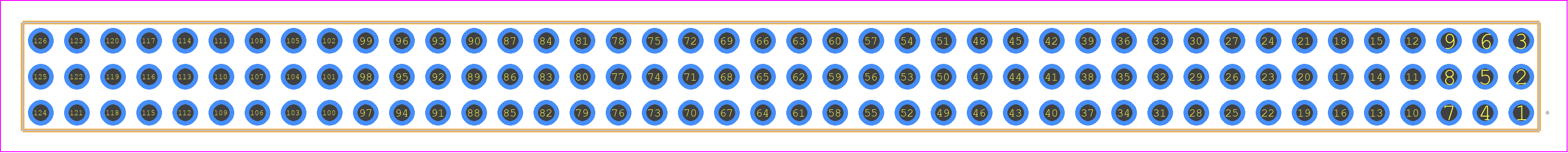 QTT-42-02-G-T - SAMTEC PCB footprint - Other - Other - QTT-42-XX-Y-T