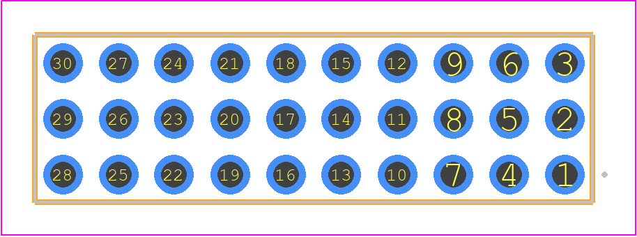 QTT-110-03-L-T - SAMTEC PCB footprint - Other - Other - QTT-110-XX-Z-T