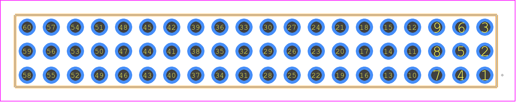 QTT-120-01-L-T - SAMTEC PCB footprint - Other - Other - QTT-120-XX-Z-T