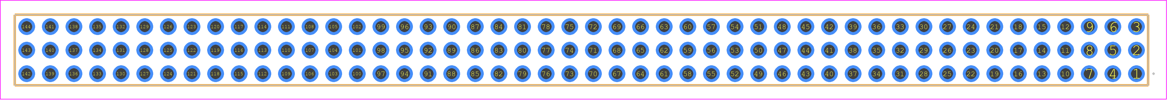 QTT-148-02-F-T - SAMTEC PCB footprint - Other - Other - QTT-148-XX-Z-T