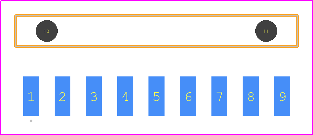 TSM-109-03-STL-SH-A - SAMTEC PCB footprint - Other - Other - TSM-109-YY-ZZZ-SH-A