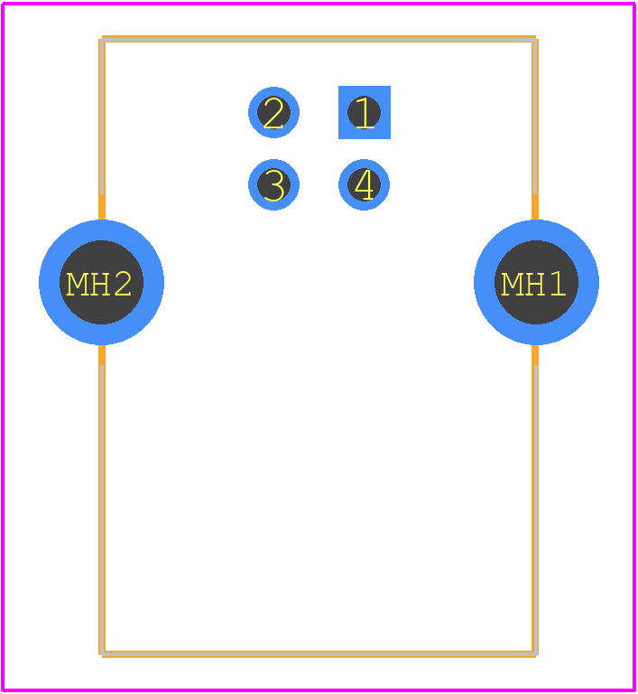 67068-0000 - Molex PCB footprint - Other - Other - 67068-0000-2