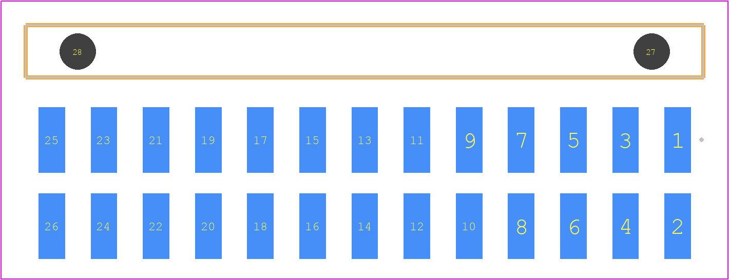 TSM-113-03-L-DH-A-P-TR - SAMTEC PCB footprint - Other - Other - TSM-113-ZZ-YYY-DH-A-P-TR