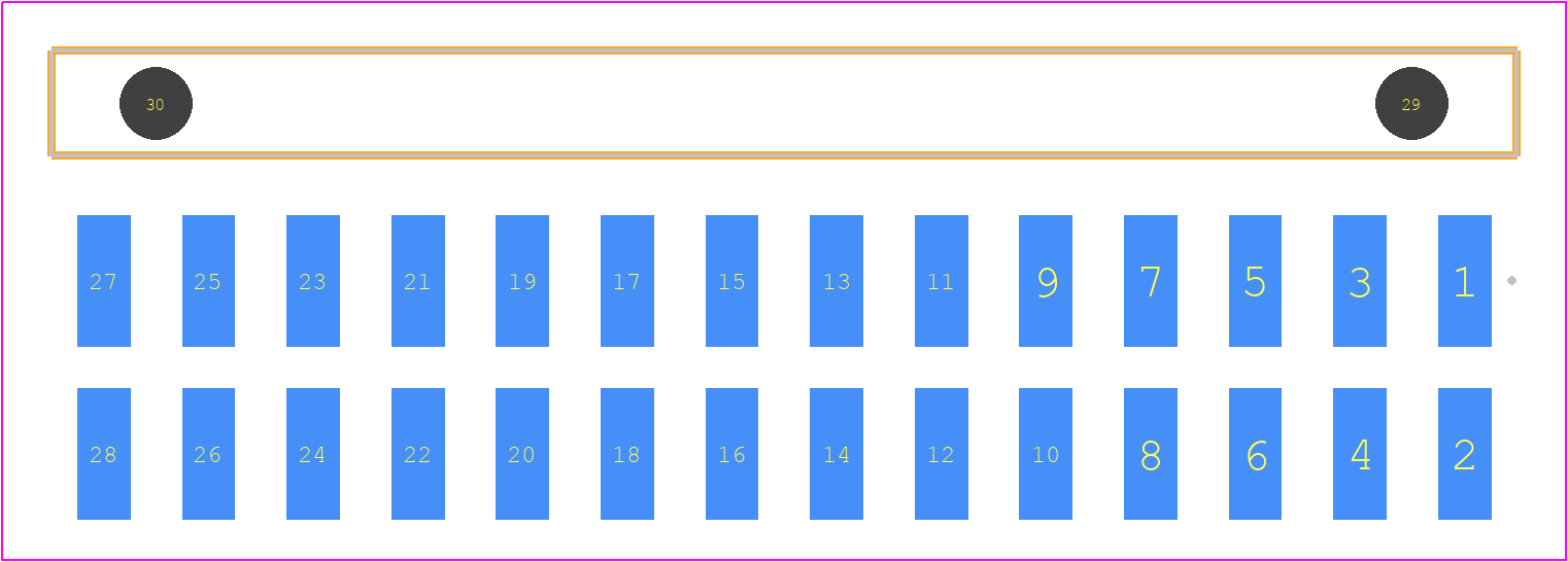 TSM-114-01-LM-DH-A-P-TR - SAMTEC PCB footprint - Other - Other - TSM-114-ZZ-YYY-DH-A-P-TR