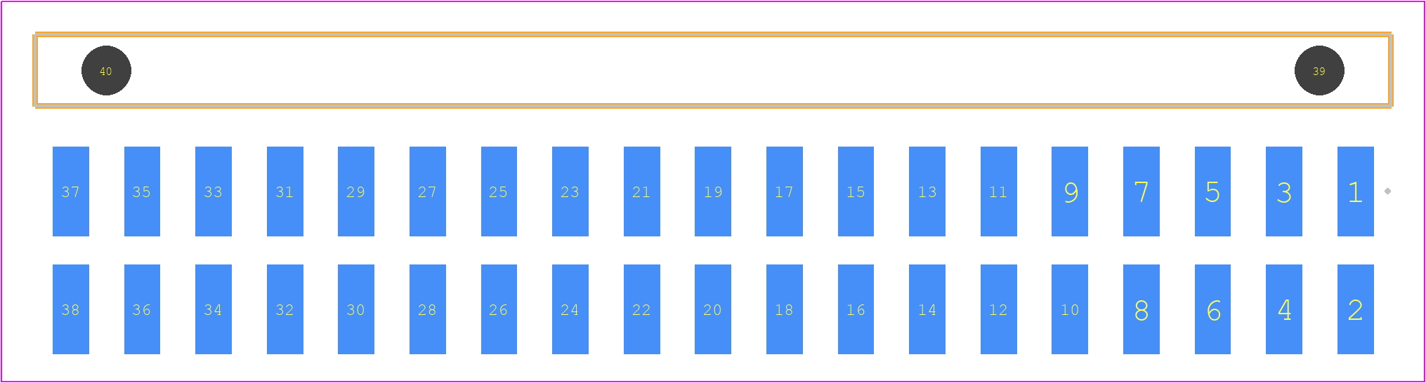 TSM-119-01-S-DH-A-P-TR - SAMTEC PCB footprint - Other - Other - TSM-119-ZZ-YYY-DH-A-P-TR