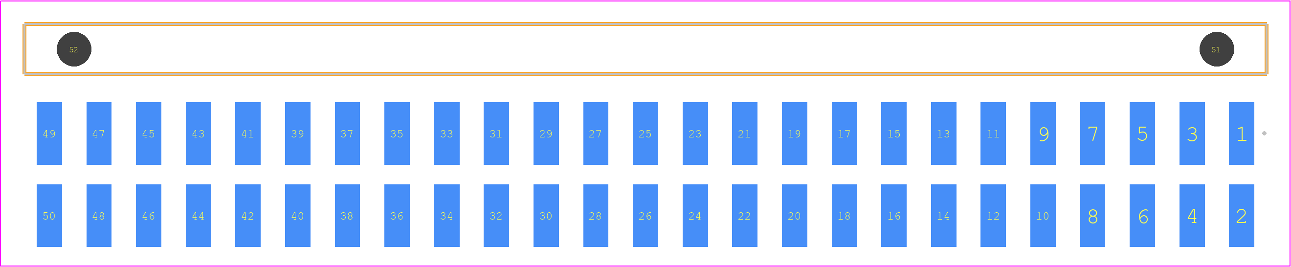 TSM-125-02-H-DH-A-P-TR - SAMTEC PCB footprint - Other - Other - TSM-125-ZZ-YYY-DH-A-P-TR