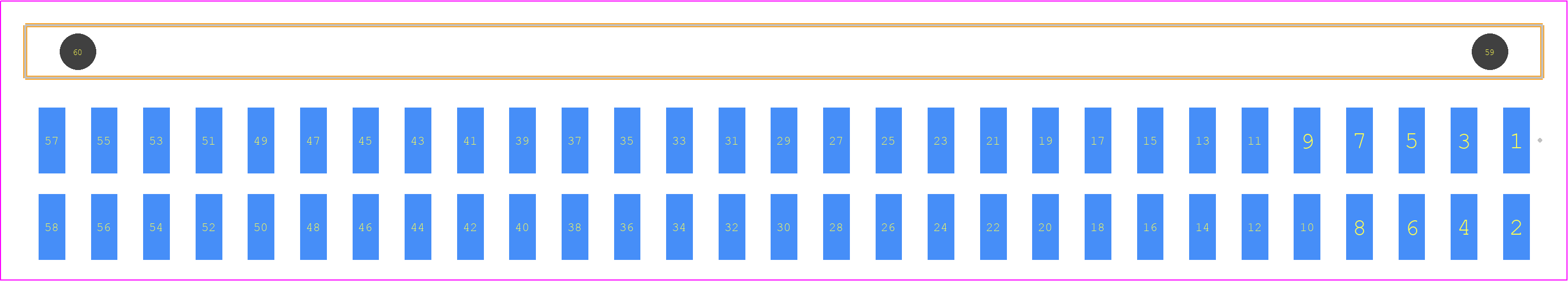 TSM-129-01-T-DH-A-P-TR - SAMTEC PCB footprint - Other - Other - TSM-129-ZZ-YYY-DH-A-P-TR