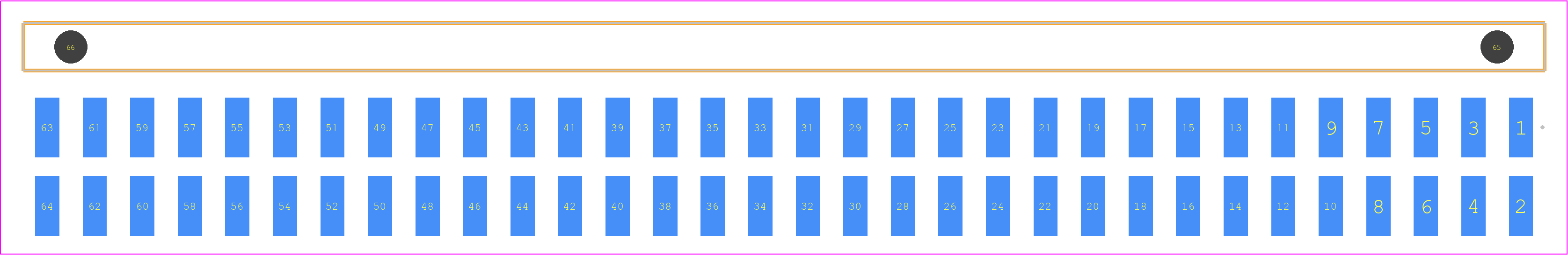 TSM-132-01-T-DH-A-P-TR - SAMTEC PCB footprint - Other - Other - TSM-132-ZZ-YYY-DH-A-P-TR