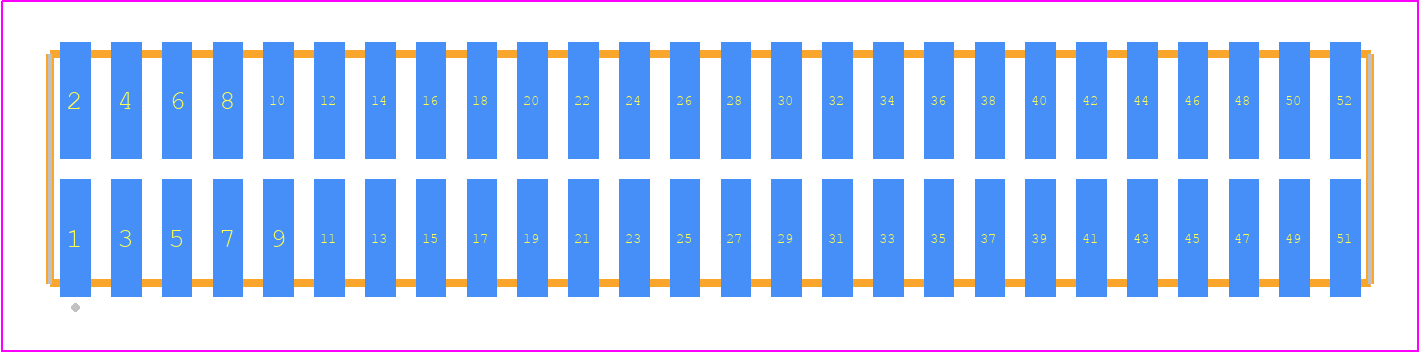 TFML-126-02-S-D-P-TR - SAMTEC PCB footprint - Other - Other - TFML-126-02-XXX-D-P-TR