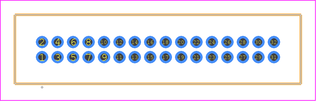 TFM-116-11-H-D - SAMTEC PCB footprint - Other - Other - TFM-116-XX-YYY-D