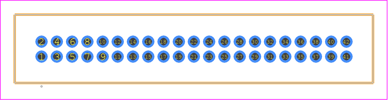 TFM-121-21-SM-D - SAMTEC PCB footprint - Other - Other - TFM-121-XX-YYY-D