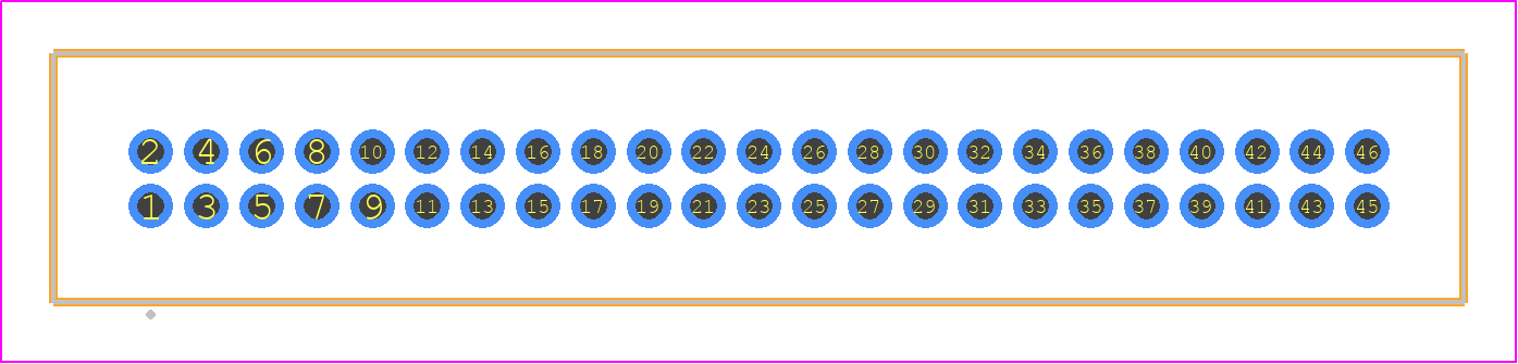 TFM-123-23-S-D - SAMTEC PCB footprint - Other - Other - TFM-123-XX-YYY-D