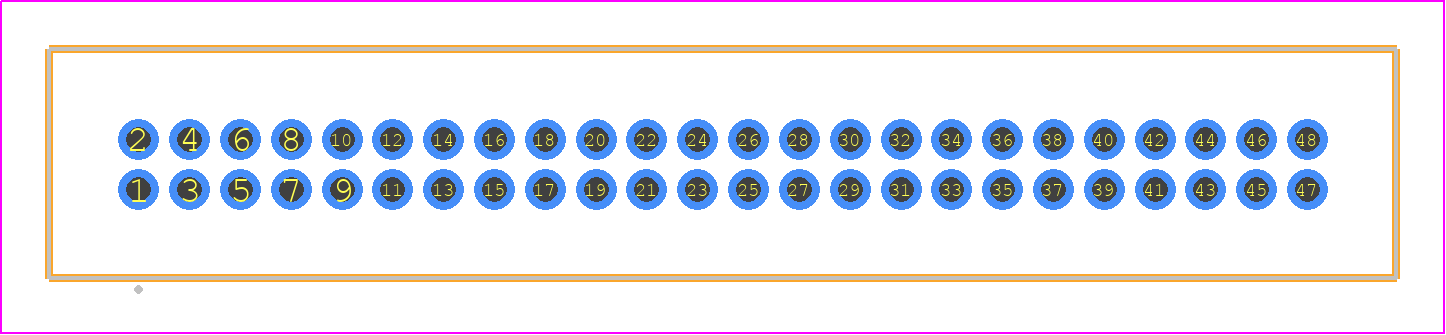 TFM-124-21-L-D - SAMTEC PCB footprint - Other - Other - TFM-124-XX-YYY-D