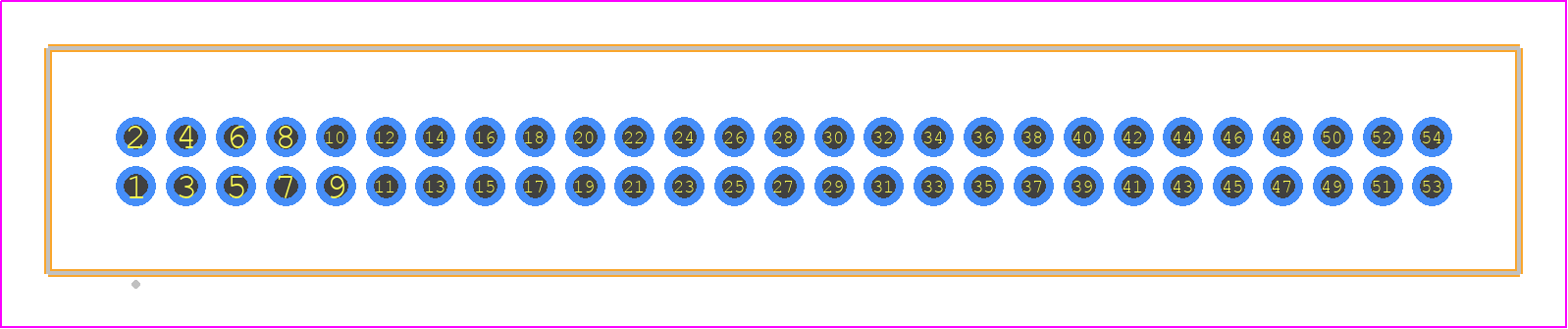 TFM-127-11-SM-D - SAMTEC PCB footprint - Other - Other - TFM-127-XX-YYY-D