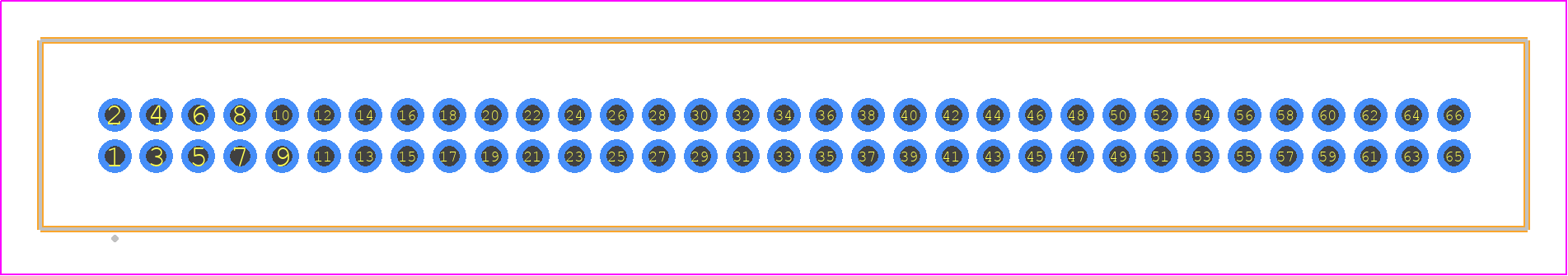TFM-133-21-H-D - SAMTEC PCB footprint - Other - Other - TFM-133-XX-YYY-D