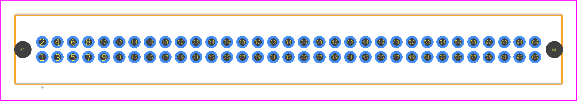 TFM-133-01-L-D-A-P-TR - SAMTEC PCB footprint - Other - Other - TFM-133-XX-YYY-D-A-P-TR