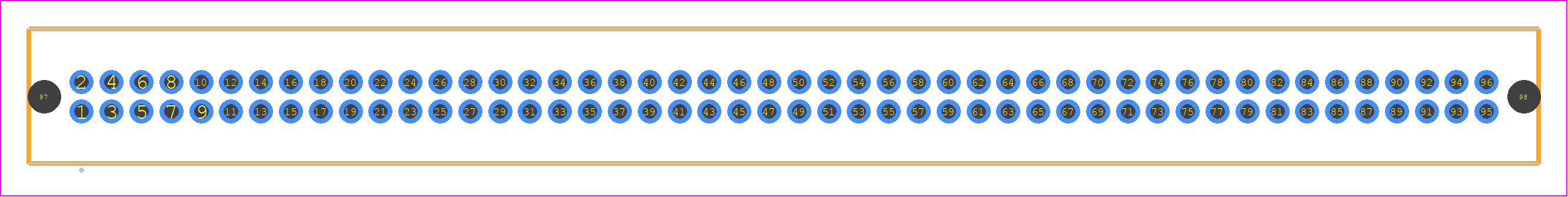 TFM-148-01-SM-D-A-P-TR - SAMTEC PCB footprint - Other - Other - TFM-148-XX-YYY-D-A-P-TR