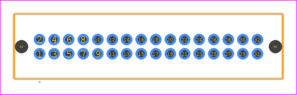 TFM-116-01-SM-D-LC - SAMTEC PCB footprint - Other - Other - TFM-116-ZZ-YYY-D-LC