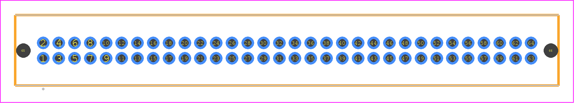 TFM-132-01-STL-D-LC - SAMTEC PCB footprint - Other - Other - TFM-132-ZZ-YYY-D-LC