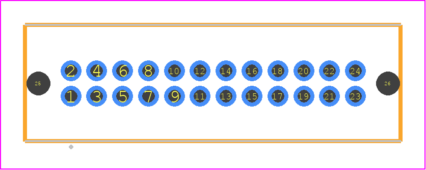 TFM-112-04-H-D-LC - SAMTEC PCB footprint - Other - Other - TFM-112-ZZ-YYY-D-LC