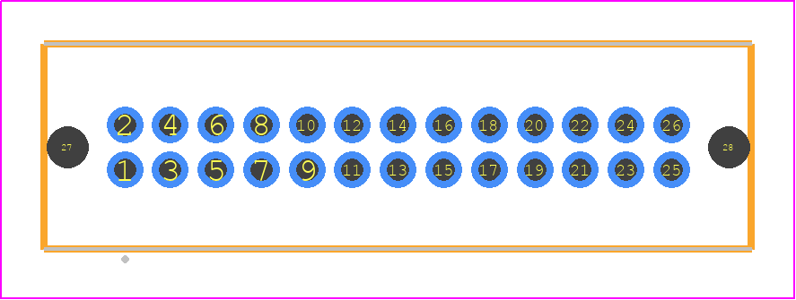 TFM-113-05-H-D-LC - SAMTEC PCB footprint - Other - Other - TFM-113-ZZ-YYY-D-LC
