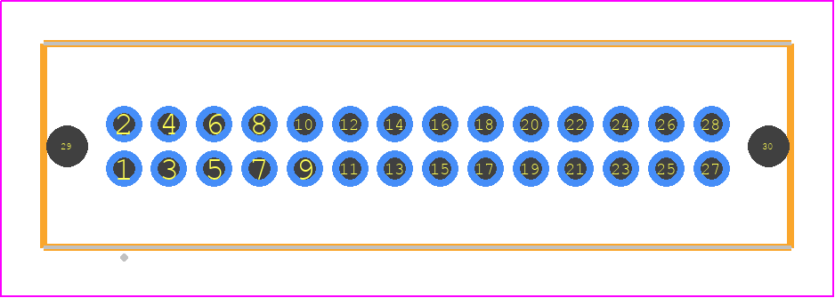 TFM-114-05-LM-D-LC - SAMTEC PCB footprint - Other - Other - TFM-114-ZZ-YYY-D-LC