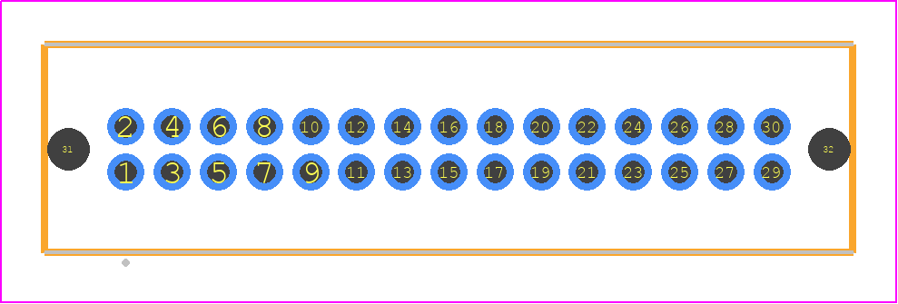 TFM-115-04-H-D-LC - SAMTEC PCB footprint - Other - Other - TFM-115-ZZ-YYY-D-LC