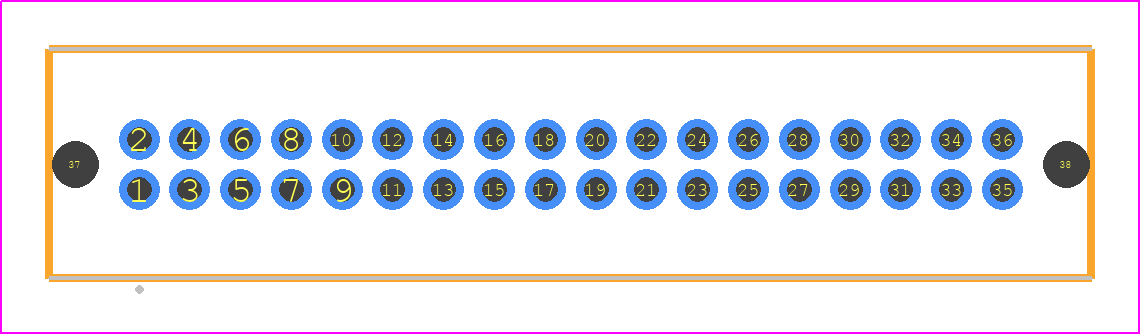 TFM-118-03-H-D-LC - SAMTEC PCB footprint - Other - Other - TFM-118-ZZ-YYY-D-LC
