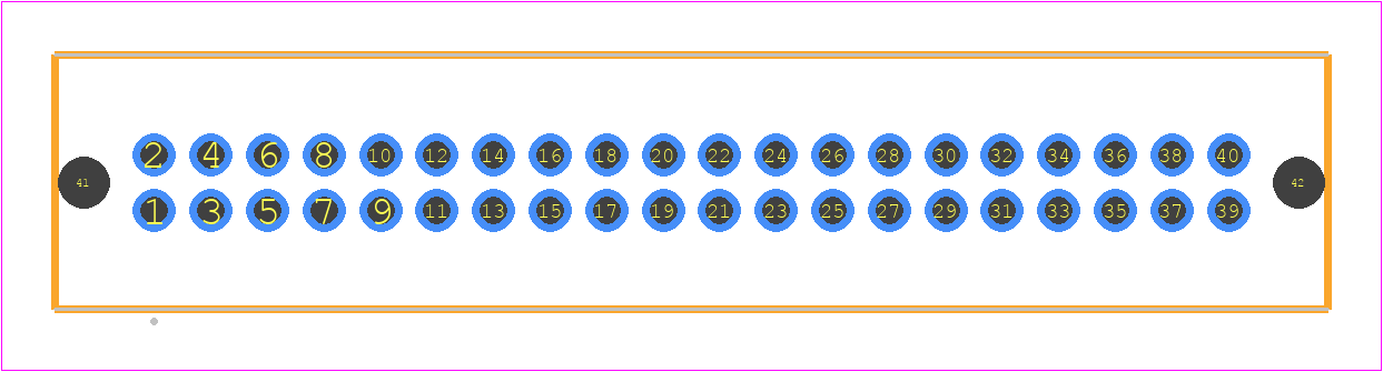 TFM-120-04-STL-D-LC - SAMTEC PCB footprint - Other - Other - TFM-120-ZZ-YYY-D-LC