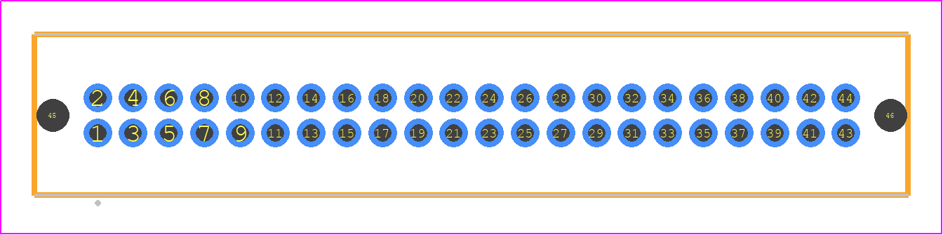 TFM-122-03-H-D-LC - SAMTEC PCB footprint - Other - Other - TFM-122-ZZ-YYY-D-LC