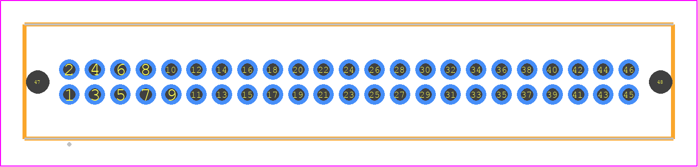 TFM-123-04-L-D-LC - SAMTEC PCB footprint - Other - Other - TFM-123-ZZ-YYY-D-LC