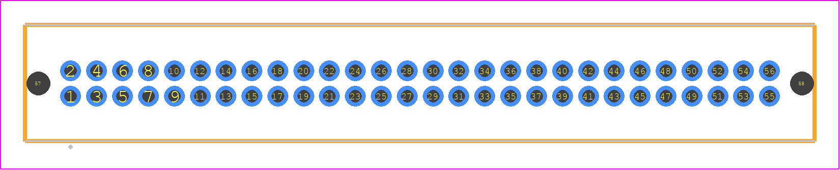 TFM-128-03-LM-D-LC - SAMTEC PCB footprint - Other - Other - TFM-128-ZZ-YYY-D-LC