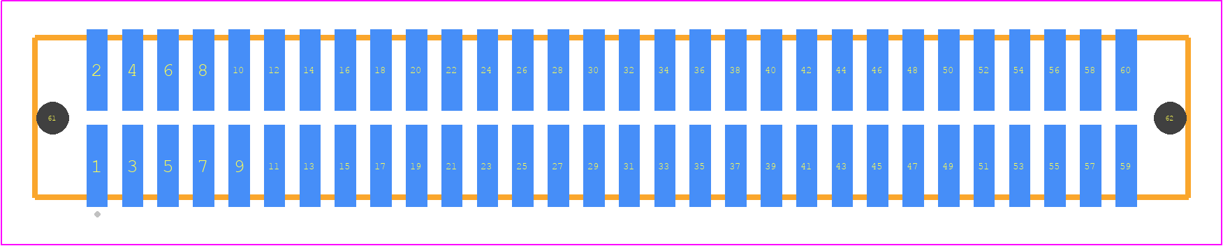 TFM-130-02-H-D-LC - SAMTEC PCB footprint - Other - Other - TFM-130-ZZ-XXX-D-LC