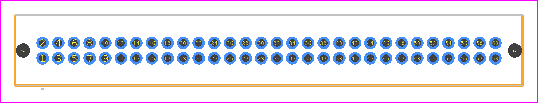 TFM-130-05-H-D-LC - SAMTEC PCB footprint - Other - Other - TFM-130-ZZ-YYY-D-LC