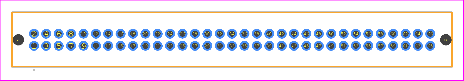 TFM-133-04-H-D-LC - SAMTEC PCB footprint - Other - Other - TFM-133-ZZ-YYY-D-LC
