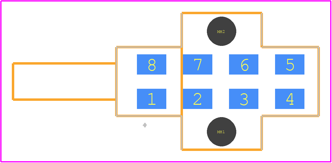 1276.1004 - MENTOR PCB footprint - Other - Other - 1276.1004-4
