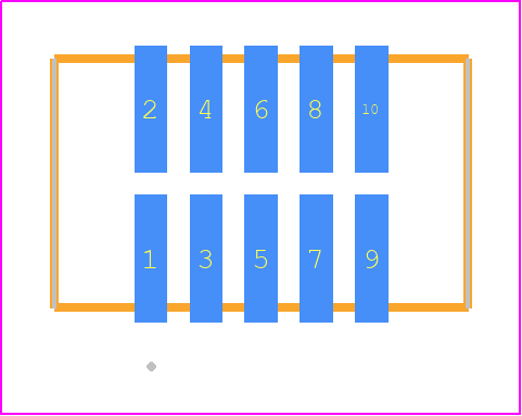 TFM-105-12-H-D - SAMTEC PCB footprint - Other - Other - TFM-105-ZZ-XXX-D