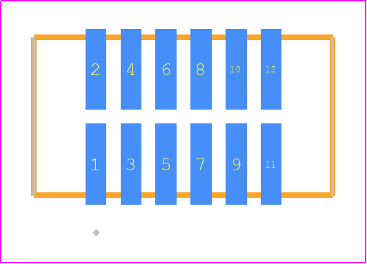 TFM-106-32-LM-D - SAMTEC PCB footprint - Other - Other - TFM-106-ZZ-XXX-D