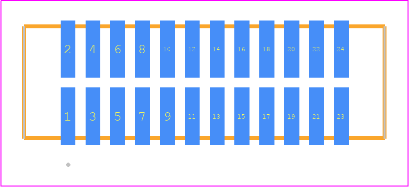 TFM-112-22-LM-D - SAMTEC PCB footprint - Other - Other - TFM-112-ZZ-XXX-D