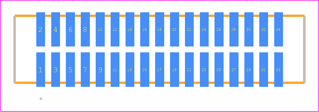 TFM-117-22-F-D - SAMTEC PCB footprint - Other - Other - TFM-117-ZZ-XXX-D