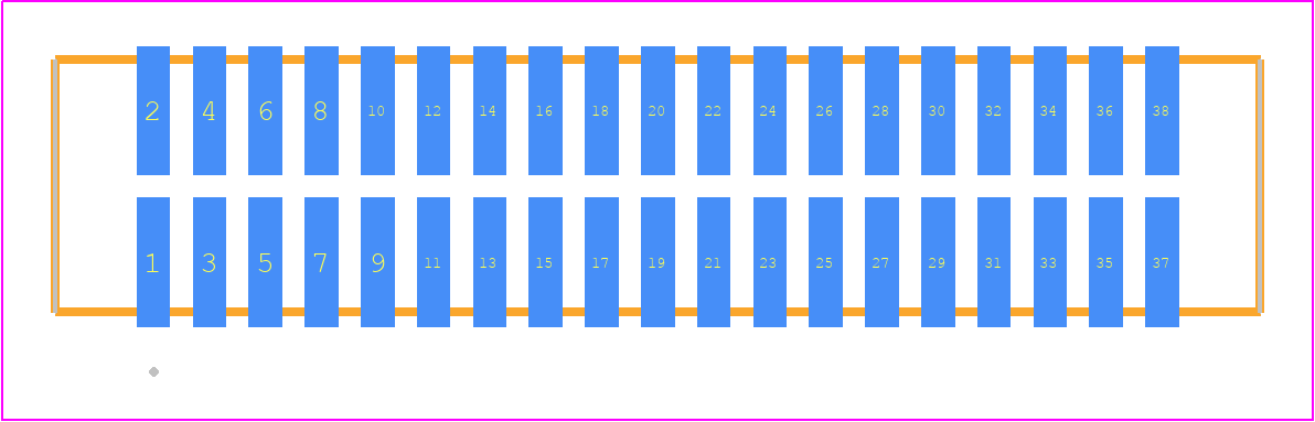 TFM-119-32-SM-D - SAMTEC PCB footprint - Other - Other - TFM-119-ZZ-XXX-D