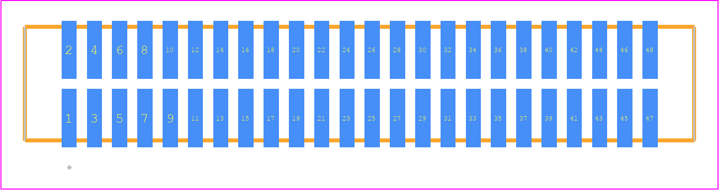 TFM-124-22-FM-D - SAMTEC PCB footprint - Other - Other - TFM-124-ZZ-XXX-D