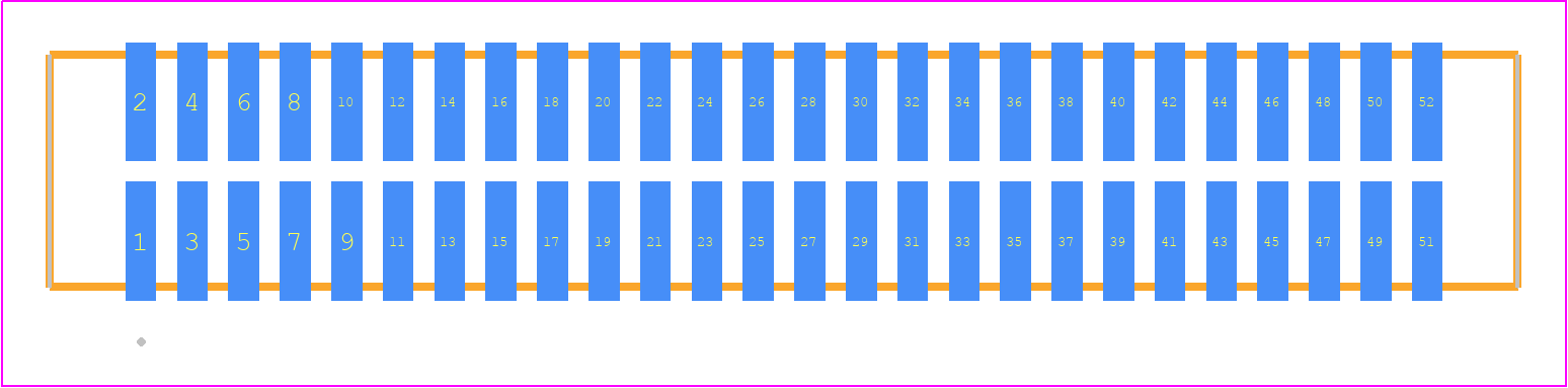 TFM-126-12-LM-D - SAMTEC PCB footprint - Other - Other - TFM-126-ZZ-XXX-D