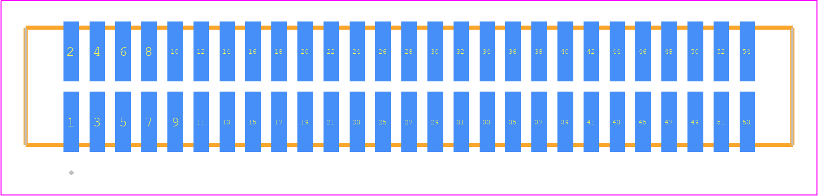TFM-127-32-LM-D - SAMTEC PCB footprint - Other - Other - TFM-127-ZZ-XXX-D