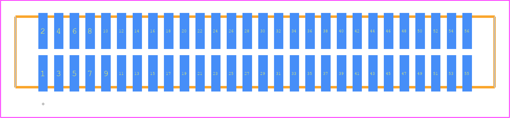 TFM-128-32-S-D - SAMTEC PCB footprint - Other - Other - TFM-128-ZZ-XXX-D